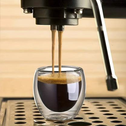 double-wall glass cups