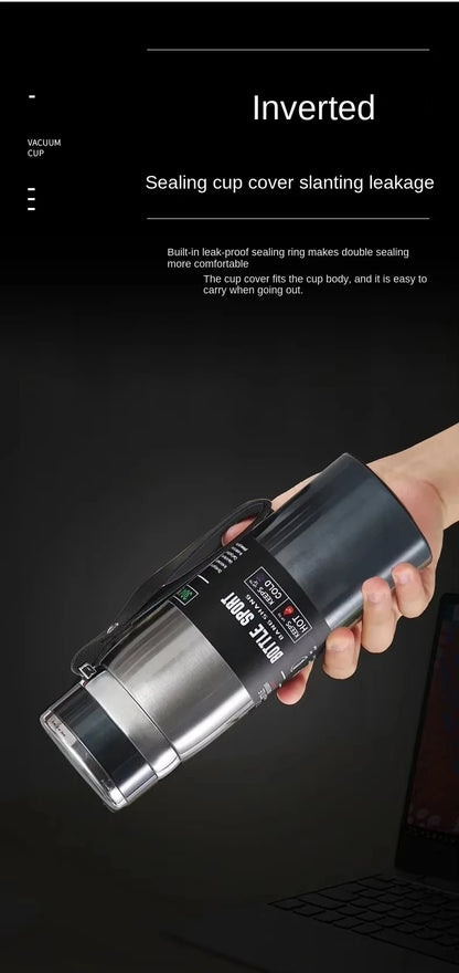 stainless steel thermal water bottle