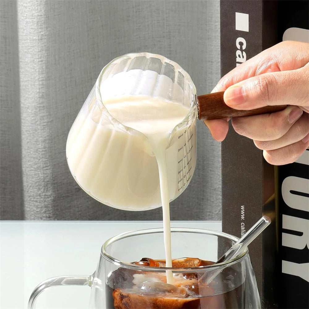 glass espresso measuring cup