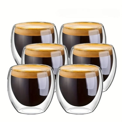double-wall glass cups