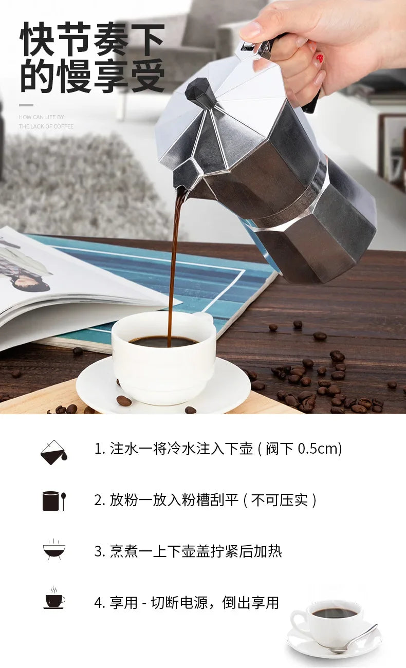 italian-style mocha coffee pot