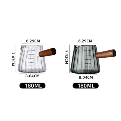 glass espresso measuring cup