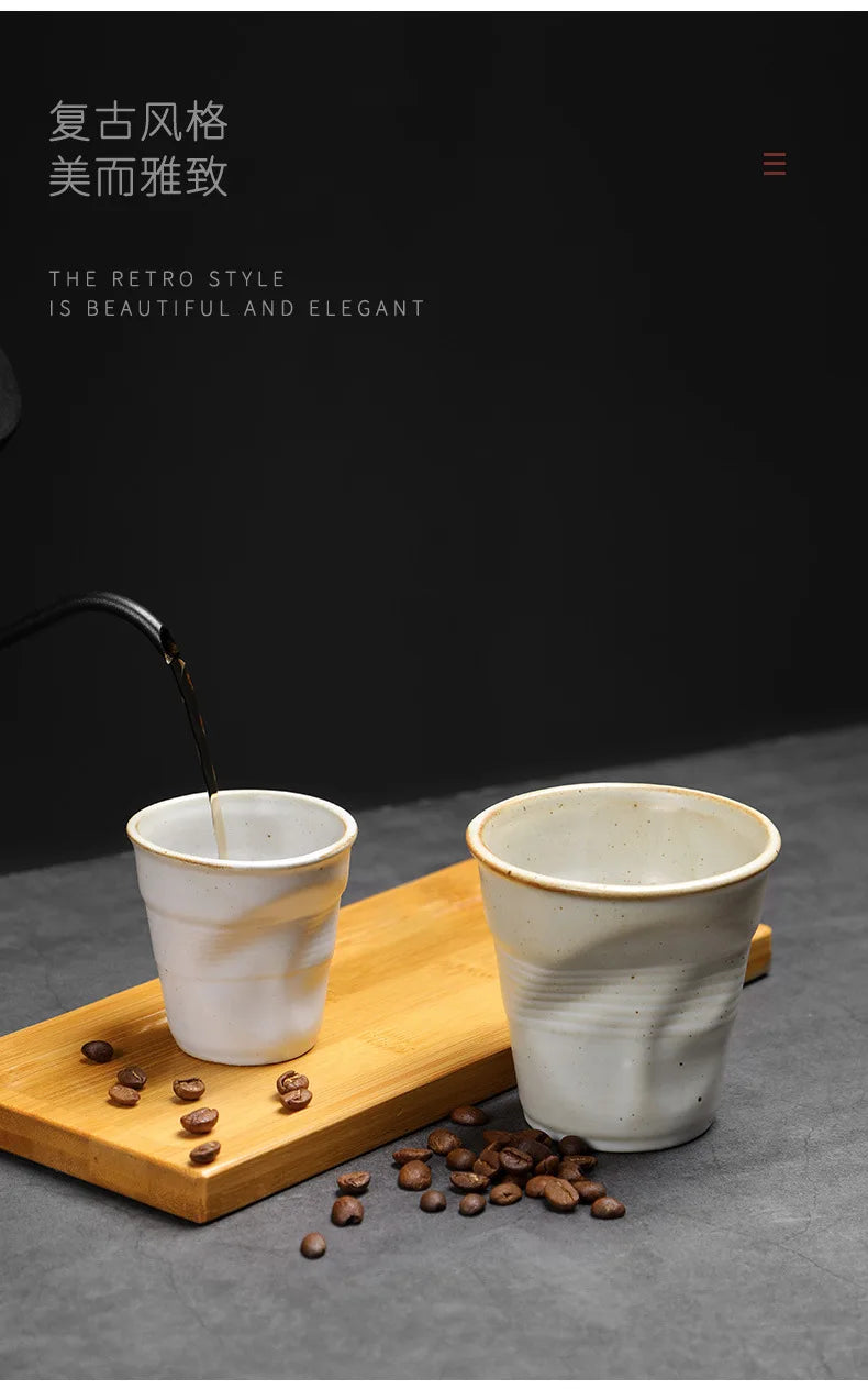stoneware coffee cup
