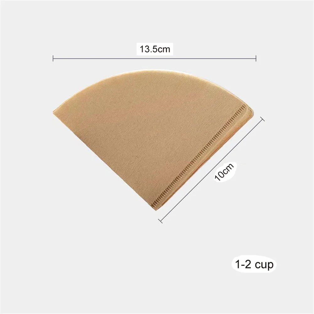 v-shaped coffee filter papers