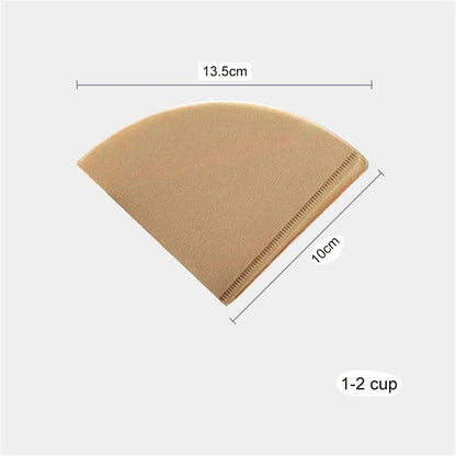 v-shaped coffee filter papers