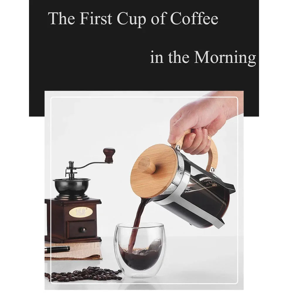 stainless steel french press coffee maker