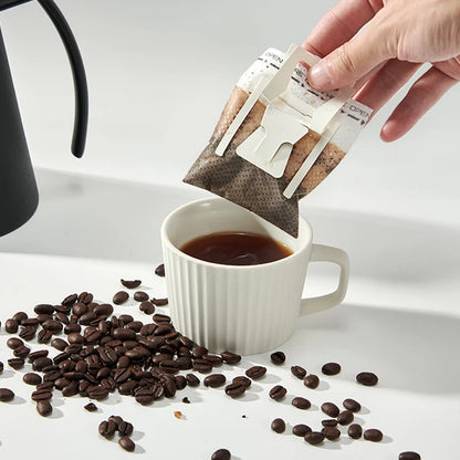 portable hanging ear coffee filter bags